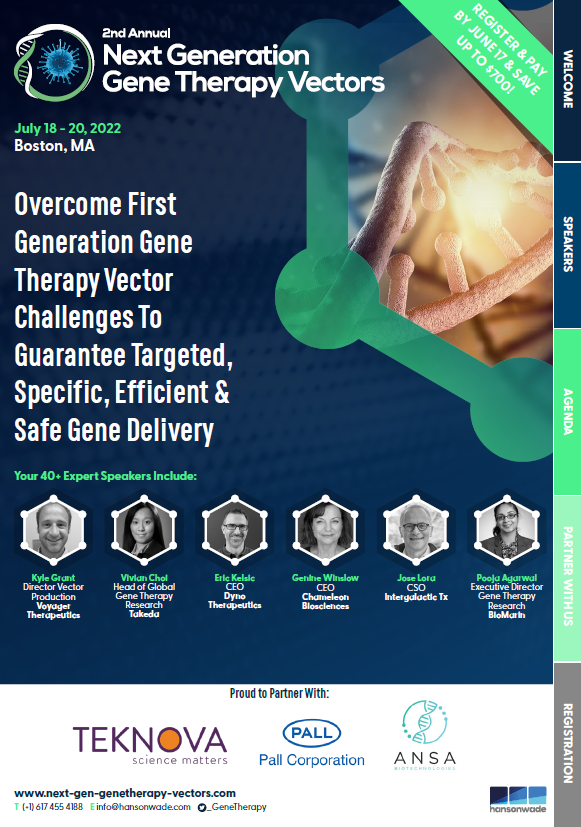 Next Generation Gene Therapy Vectors Summit - Full Event Guide
