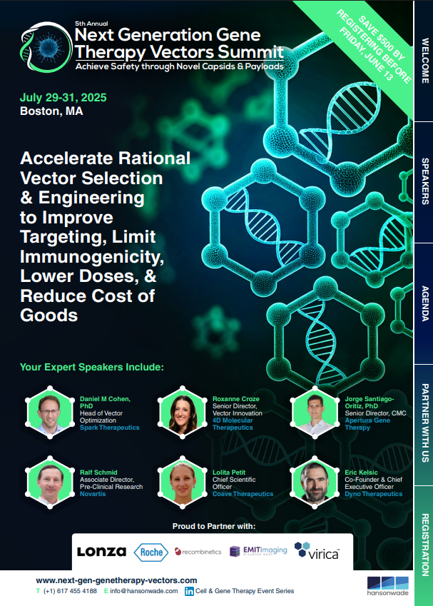 5th Next Generation Gene Therapy Vectors Summit brochure thumbnail